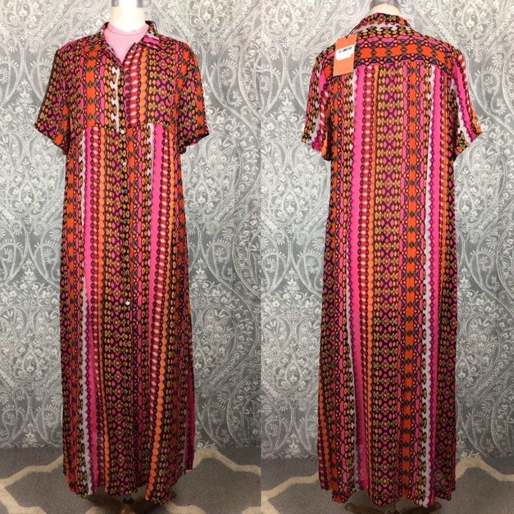 Scotch & Soda Button Down Maxi Dress